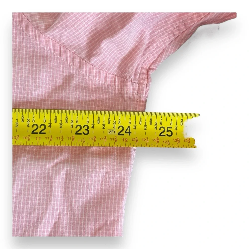 Vineyard Vines Shirt Size 17 / 34 Pink Long Sleeve 100's 2 Ply 100% Cotton